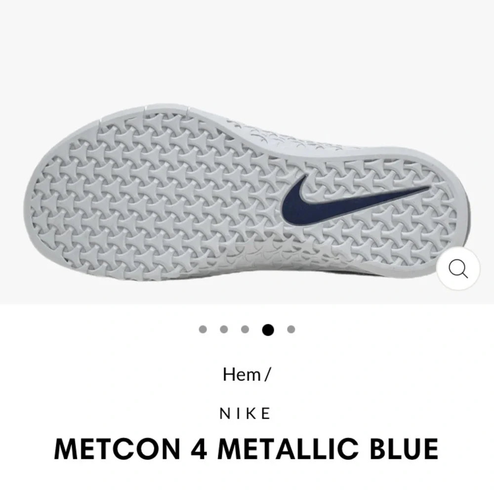 Nike Metcon 4 metallic blue women size 10 sneaker cross fit trainer shoe - Picture 9 of 13